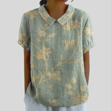 Top floreale Elegante Comfort
