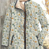 Waltraud™ | Giacca trapuntata con fiori sparsi