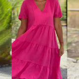Bexley - Abito estivo casual con scollo a V