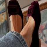 Noë™ | Mocassini in suede dal design elegante
