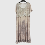 INDIGO | ELEGANTE ABITO MIDI CON MOTIVO FLOREALE