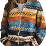 Elke™ | Cardigan a righe zigzag