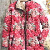 Sieglinde™ | Giacca trapuntata con rose in bacca