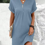 Carina - Vestito primaverile con scollatura a V