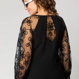 EDRIS | ABITO ELEGANTE CON MANICHE IN PIZZO