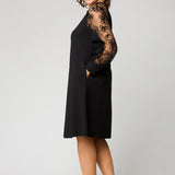 EDRIS | ABITO ELEGANTE CON MANICHE IN PIZZO