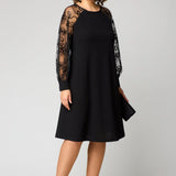EDRIS | ABITO ELEGANTE CON MANICHE IN PIZZO