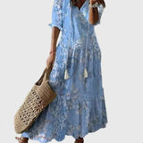 Amalia | Abito Maxy Boho Vintage per l'estate