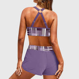Janelle | Bikini a vita alta a coste