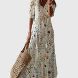 Amalia | Abito Maxy Boho Vintage per l'estate