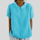 Top floreale Elegante Comfort