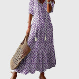 Amalia | Abito Maxy Boho Vintage per l'estate