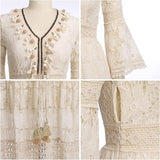 Amary - Abito Boho in Pizzo