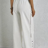 Shania - Pantaloni Relax con Bottoni