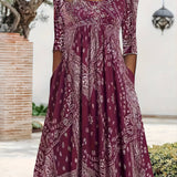 ELOWEN | ABITO MIDI CON MANICHE LUNGHE CASUAL