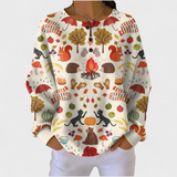 Hedda™ | Maglione con motivi autunnali