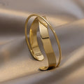 Bracciale dorato lucido