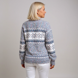 Brunhilde™ | Pullover con cristalli di neve