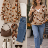 Cardigan a bottoni comodo
