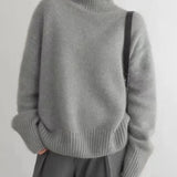 Amaya | Maglione di Cashmere di Lusso con Collo Alto