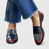 Claudia™ | Mocassini con Contrasto