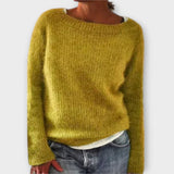 Ines™ | Pullover in caldo giallo senape