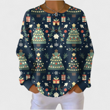 Thekla™ | Pullover con alberi di Natale