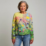 Lieselotte™ | Maglione con prato fiorito