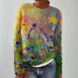 Lieselotte™ | Maglione con prato fiorito