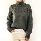 Elena | Maglione a collo alto caldo