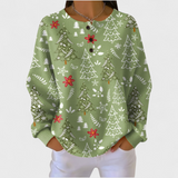 Wenke™ | Maglione con abeti su salvia