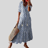Michaela - Abito Boho con Copertura per la Pancia