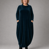 Elena | Abito Maxi in Velluto
