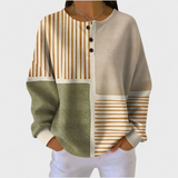 Insa™ | Pullover a blocchi di colore con strisce