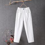 Alyra - Pantaloni Relaxed Fit con Tasche