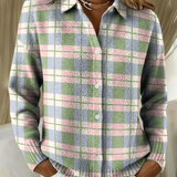 Traute | Cardigan a quadri con bottoni