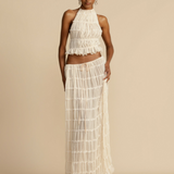 WENDY - Top coordinato con spalline e gonna
