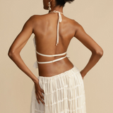 WENDY - Top coordinato con spalline e gonna