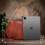 Lily™ | Borsa a mano in pelle vegana vintage