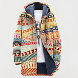 Rosemarie™ | Giacca con cappuccio in mix folkloristico