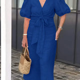 LYNORA | ELEGANTE ABITO MIDI CON SCOLLO A V