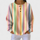 Maike™ | Pullover a righe arcobaleno
