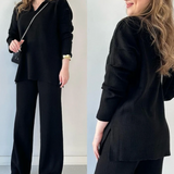 Lily - Completo coordinato confortevole con scollo a V