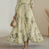 ROWELLA | ABITO MAXI PLISSETTATO ELEGANTE