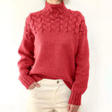 Elena | Maglione a collo alto caldo