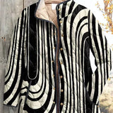 Hanne™ | Giacca trapuntata a motivo zebra