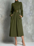 IVEY | ABITO SVASATO VERDE OLIVA