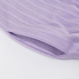 Viola - Completo con bottoni e pantaloni corti leggeri
