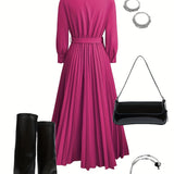 MARGOT LANE | ABITO ELEGANTE PLISSETTATO