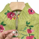 Birgit | Giacca a maglia con zip e fiori